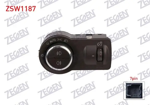 Far Anahtarı Krom 7 Pin On-Arka Sisli Opel Astra J-Insignia-Cruze 2008 -
