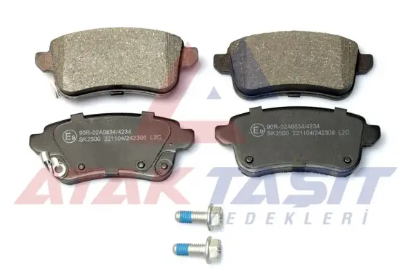 Fren Balata Arka Ikazlı 16mm Renault Ctur II 2020-/ Zoe 2012 -