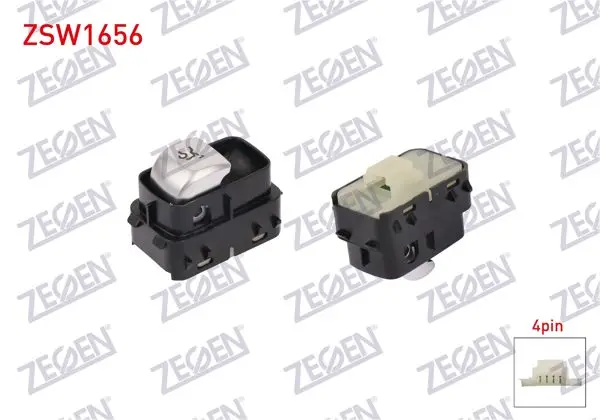 Bagaj Açma Anahtarı Siyah 4 Pin (Beyaz Işık) Mercedes E Serisi (W213)