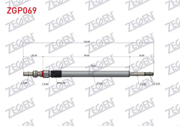Kızdırma Buji 5V Ford Focus 1.5 TDCI Euro 6 2017-/ Connect 2017-/ Kuga III 2019-/ Puma 2019-/ Peugeot 2008 / 208 / 3008 II / 301 / 308 II / 5008