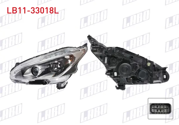 Far Sol Ledlı Peugeot 208 2015-2018