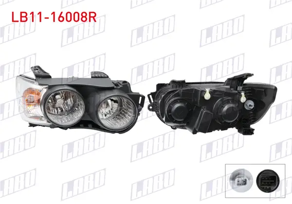 Far Sağ Siyah Halkalı Chevrolet Aveo (T300) 2011 -