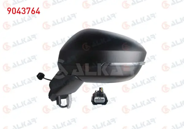 Dış Dikiz Aynası Sol Elektrikli Isıtmalı Astarlı Otomatik Katlanır Sinyalli Kör Noktalı 9 Pin Nissan Juke 2019 -