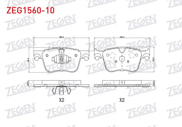 Fren Balata Ön Peugeot 3008 16-/ 508 II 18-/ 5008 II 16-/ Partner 18-/ Rifter 19-/ Toyota Proace 2019-/ Citroen C4 Picasso 13-/ Berlingo 16-/ C5 Aircross 18-/ Opel Grandland 17-/ Combo E 18-/ Ds 7 17 -