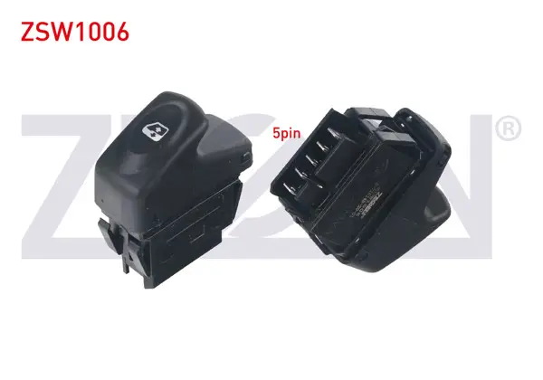 Cam Açma Anahtarı Tekli Turuncu Işık 5 Pin Renault Kangoo 1998-2008
