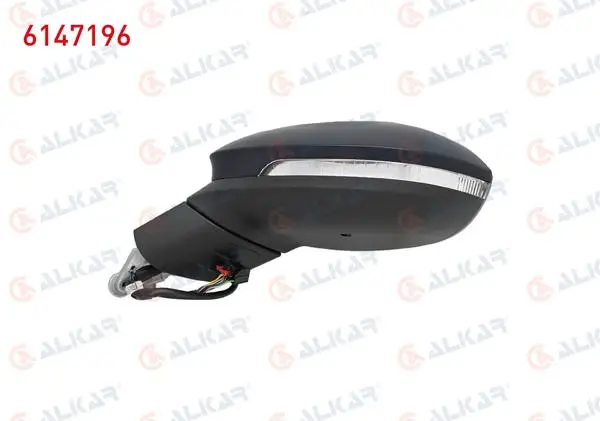 Dış Dikiz Aynası Sol Elektrikli Isıtmalı Asferık Astarlı Otomatik Katlanır Sinyalli Alt Aydınlatmalı Hafızalı Kör Noktalı 16 Pin Volkswagen Golf VIII 2019 -