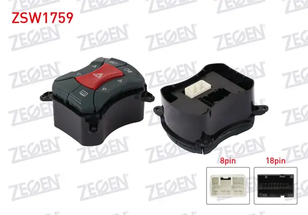 Flaşör Anahtarı Sisli Ve Cam Kaldırmalı Fiat Doblo 2005-2012