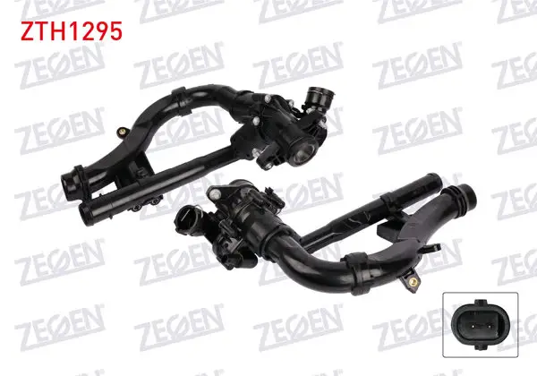 Termostat Komple Plastik Müşürlü 97 C Mercedes C Serisi (W205) C 200, 250, 300 2013-2018 / E Serisi (W212) E 200, 250, 300, 350 2013-2016 / Glc (X253) 250 2015-2019 / Slk (R172) 200 2015 -