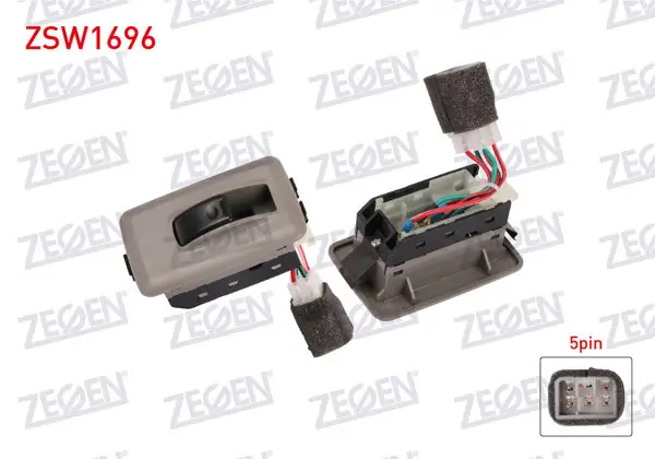 Cam Açma Anahtarı Tekli 5 Pin Kia Bongo 1997-2003