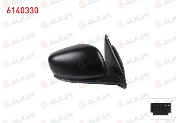 Dış Dikiz Aynası Sağ Elektrikli Isıtmalı Astarlı Sinyalli 9 Pin Renault Kadjar 2015 -