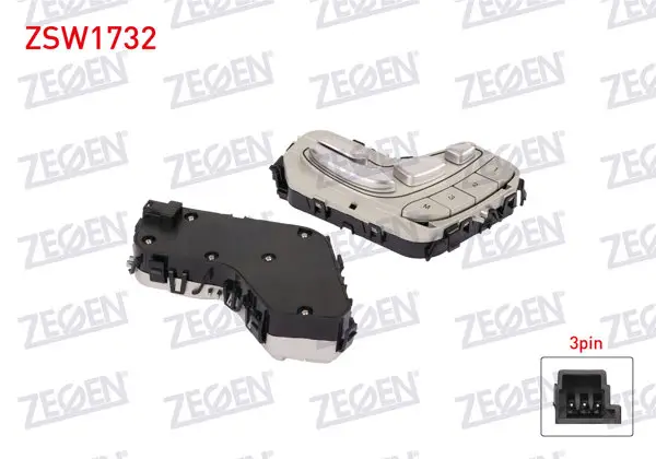 Elektrikli Koltuk Ayar Düğmesi Sağ 3 Pin Mercedes E Serisi (W213)