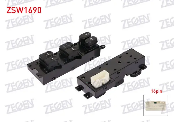 Cam Açma Anahtar Grup Ayna Ayarlı 16 Pin Hyundai i30 2007-2012