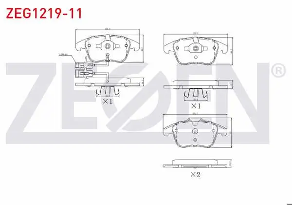 Fren Balata Ön Fişli Audi A4 (8K2,B8) 1.8 TFSI 2007-2015 / A4 (8K2,B8) 2.0 TFSI 2007-2015 / A4 (8K2,B8) 2.0 TDI 2007-2015