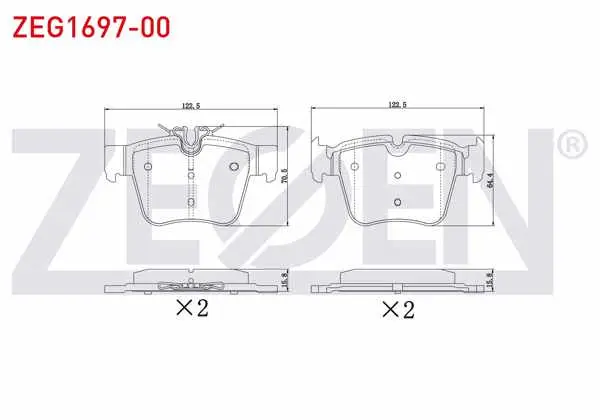 Fren Balata Arka Mercedes Glc (X253) 250 2015 -