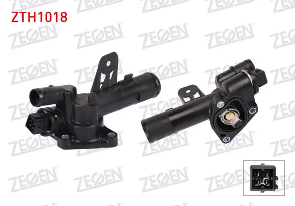 Termostat Komple Müşürlü Braketlı 89 C Euro 4 Clio 1.5 DCI 1998-2012 / Kangoo 1.5 DCI 2005-/ Megane 1.5 DCI 2008-2010