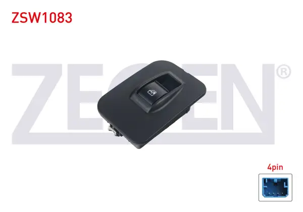 Cam Açma Anahtarı Tekli Çerçeveli Turuncu Işık 4 Pin Fiorino-Nemo-Bipper 2007 -