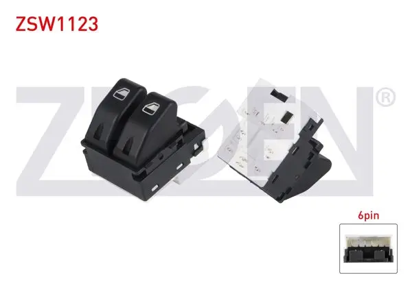 Cam Açma Anahtarı Çiftli 6 Pin Fiat Palio 2003 -
