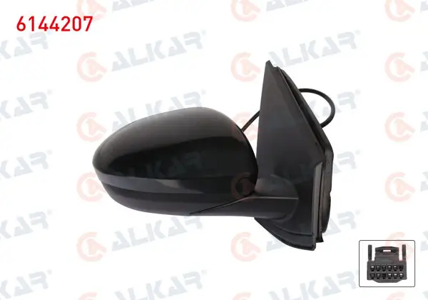 Dış Dikiz Aynası Sağ Elektrikli Isıtmalı Astarlı 7 Pin Dacia Sandero / Stepway II (B8_) 2021-/ Jogger 2022-/ Logan III 2021 -