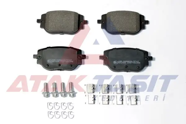 Fren Balata Arka Ikazlı Peugot Expert 2020-/ Citroen Jumpy 2020-/ Opel Zafira D 2020-/ Vivaro C 2019-/ Toyota Proace 2020-/ Fiat Scudo 2022 -