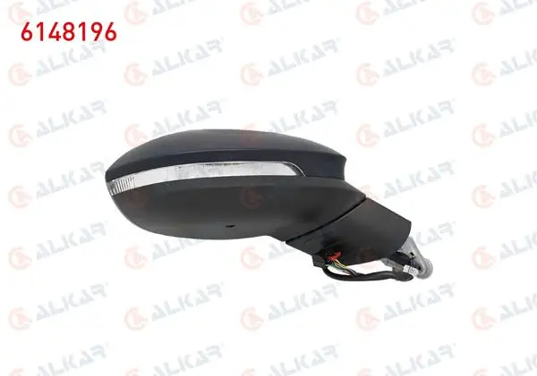 Dış Dikiz Aynası Sağ Elektrikli Isıtmalı Astarlı Otomatik Katlanır Sinyalli Alt Aydınlatmalı Hafızalı Kör Noktalı 16 Pin Volkswagen Golf VIII 2019 -