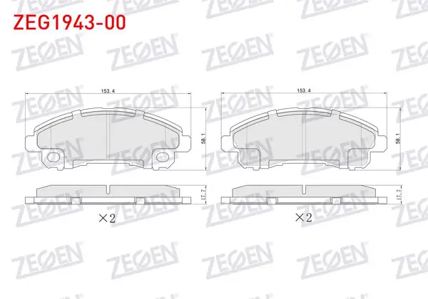 Fren Balata Arka Mitsubishi Fuso Canter Euro 6 2017 -