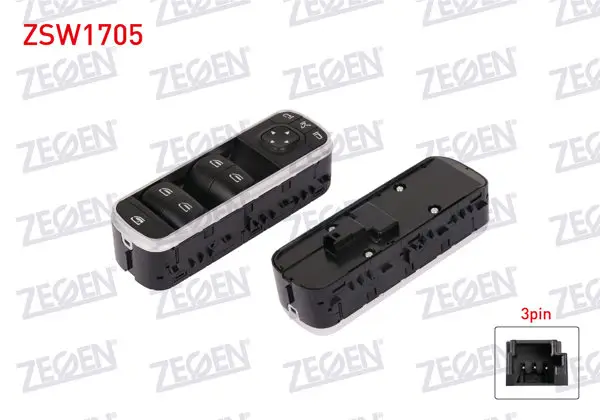Cam Açma Anahtar Grup Ayna Ayarlı 3 Pin Mercedes A Serisi (W177)