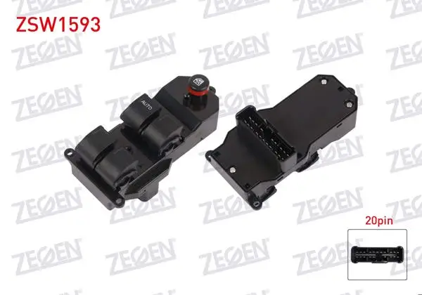 Cam Açma Anahtar Grup 20 Pin Honda Civic VII 2000-2006