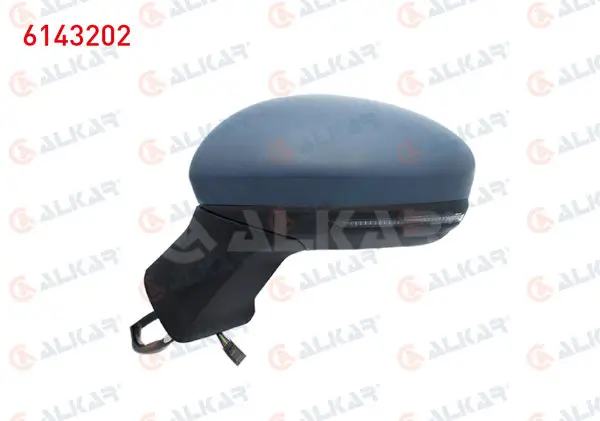 Dış Dikiz Aynası Sol Elektrikli Asferık Isıtmalı Astarlı Otomatik Katlanır Sinyalli Led 9 Pin Renault Captur II 2020 -