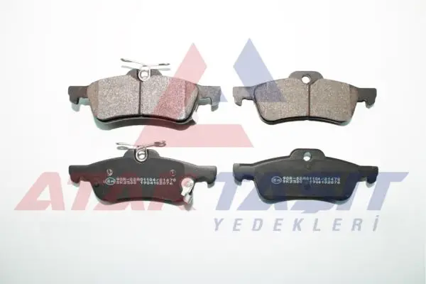 Fren Balata Arka Ikazlı Honda Civic Ix 1.6İ 2012-2016 / Civic Ix 1.6 I-Dtec 2012-2016 / Civic Ix 1.4İ 2012-2016 / Toyota Yaris (P13) 1.4 D-4D 2011-/ Yaris (P13) 1.33 2011-/ Yaris (P13) 1.5 Hybrıd 2011 -