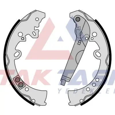 Fren Pabuç Balata Arka Toyota Hı-Lux Pick Up (Tgn1_Ggn2_Ggn1_Kun2_Kun1_) 2.5 D-4D 4X4 Levyelı 295X62 mm 2005-/ Hilux Pick Up 2.5 D 2005-2011 / Hilux Pick Up 2.5 D4d 2005-2011