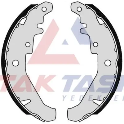 Fren Pabuç Balata Arka Fiat Palio (178Bx) (178Dx) 1.4İ 185X30 mm 1996-2005 / Fiat Palio (178Bx) (178Dx) 1.2İ 16V 1996-2005 / Fiat Palio (178Bx) (178Dx) 1.6İ 16V 1996-2005