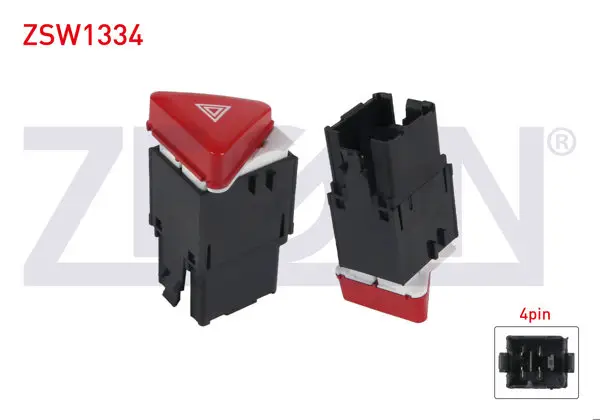 Flaşör Anahtarı 4 Pin Volkswagen Golf V-Jetta III 2003-2009