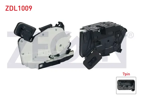 Kapı Kilidi Motorlu Sağ On 7 Pin VW Golf VI-VII-Jetta III-IV-Polo-Sharan-Touran-Passat-Amarok-Caddy IV 08-/ Skoda Octavia-Rapid-Yeti 09-/ Seat Ibiza V-Leon-Alhambra 08 -