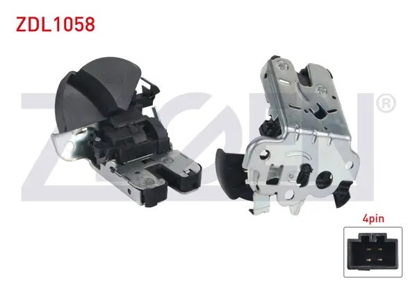 Bagaj Kilidi 4 Pin Volkswagen Jetta IV 2010-2017