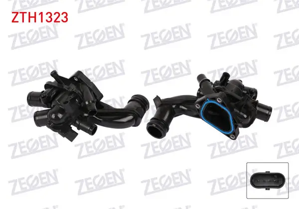 Termostat Komple Müşürlü 102 C Citroen C3 II 1.4 VTI, 1.6 VTI 2009-/ C4 I 1.6 VTI 2008-2011 / Ds3 1.4, 1.6 VTI 2009-2015 / Ds4 1.6 VTI 2011-2015