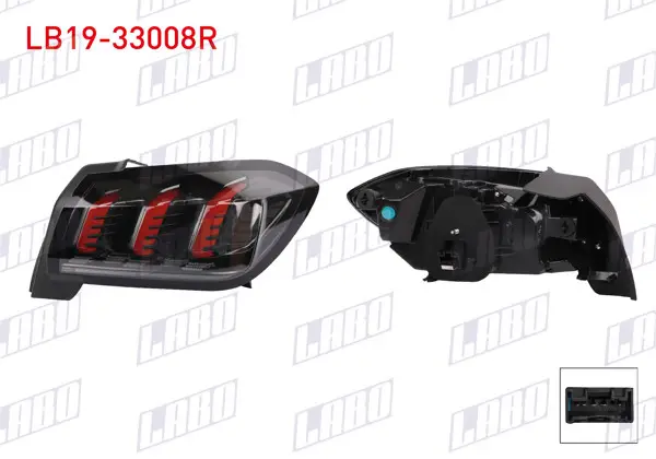 Stop Sağ Ledlı Peugeot 208 Gt Line, Allure 2019 -