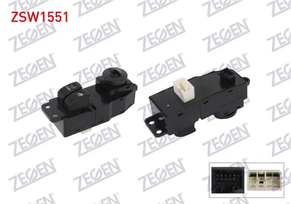 Cam Açma Anahtar Grup Ayna Ayarlı 19 Pin Hyundai H1 Starex 2008 -