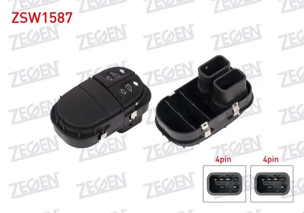 Cam Açma Anahtarı Çiftli 8 Pin Ford Escort VI 1992-1995