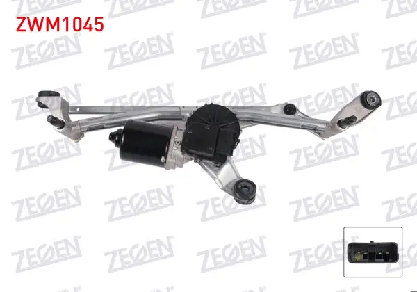 Silecek Motoru On 12V Mekanızmalı Renault Megane II 2002-2008