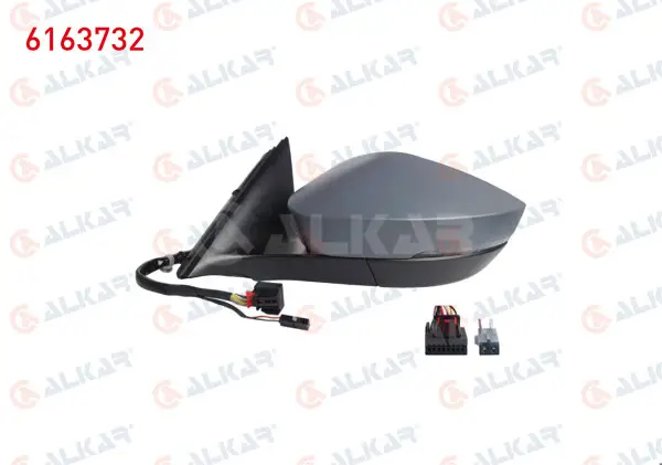 Dış Dikiz Aynası Sol Elektrikli Isıtmalı Astarlı Otomatik Katlanır Sinyalli Alt Aydınlatmalı Hafızalı Ledlı Kör Noktalı 13 + 2 Pin Skoda Octavia IV 2020 -