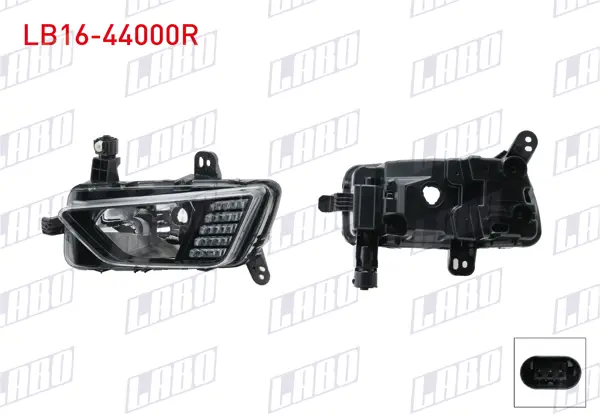 Gunduz Farı Sis Farlı Sağ Ledlı Volkswagen Polo VI (Aw1, Bz1, Ae1) 2018-2021