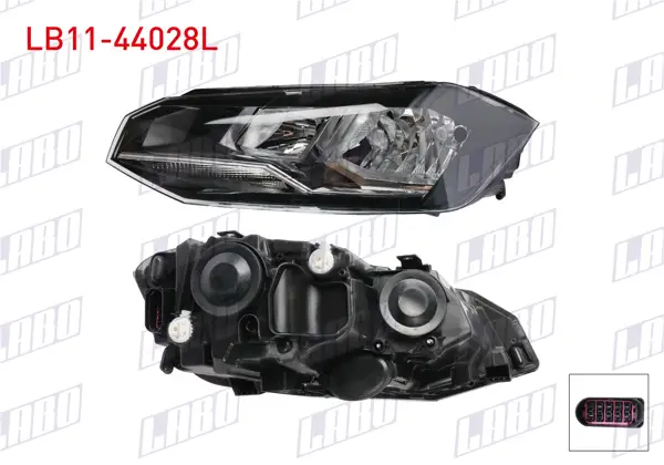 Far Sol Nikelajlı Volkswagen Polo VI (Aw1, Bz1, Ae1) 2018-2021