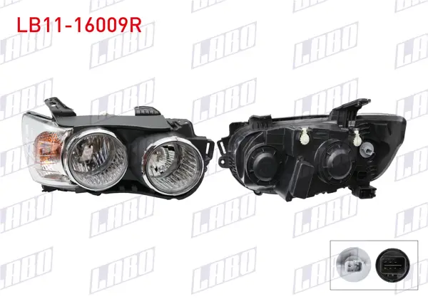 Far Sağ Krom Halkalı Chevrolet Aveo (T300) 2011 -