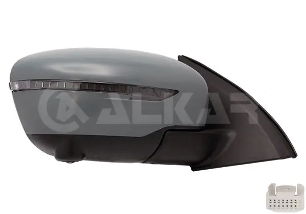 Dış Dikiz Aynası Sağ Astarlı Kameralı Katlanır Isıtmalı Elektrikli Siyah Led Sinyalli 13 Pin Nissan Qashqai 2013 -