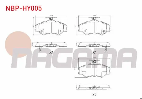 Fren Balata Ön Ikazlı Hyundai H100 2.5 D 1993-2004