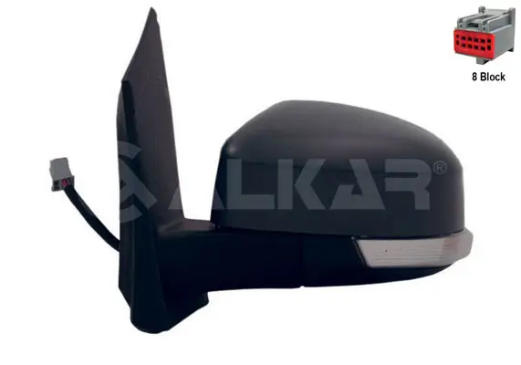 Dış Dikiz Aynası Sol Elektrikli Isıtmalı Astarlı Asferık (6 Pin) Ford Focus II (Da) 2004-2011