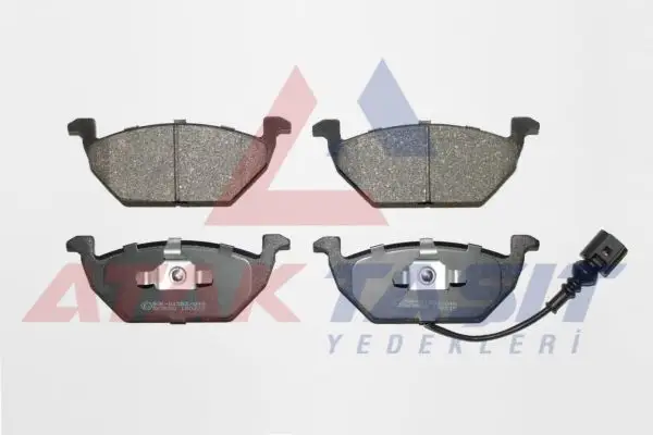 Fren Balata Ön Fişli VW Golf IV 1.4İ 16V 1997-2005 / Golf IV 1.6İ 1997-2005 / Golf V 1.6İ 2003-2009 / Bora 1.4İ 16V 1998-2005 / Audi A3 1.6 1996-2003 / Leon 1.9 TDI 1999-2006