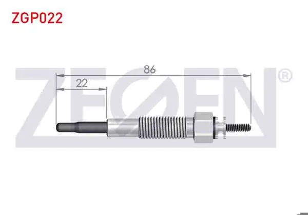 Kızdırma Buji 11V Ford Ranger 2.5Tdcı 1999-2002 / Suzuki Grand Vitara I (Ft,Gt) 2.0 TDI 1998-2003 / Mazda E 2200 (Sr2) 2.2D 1984-2004 / B Series (Uf) 2.5D 1985-1999