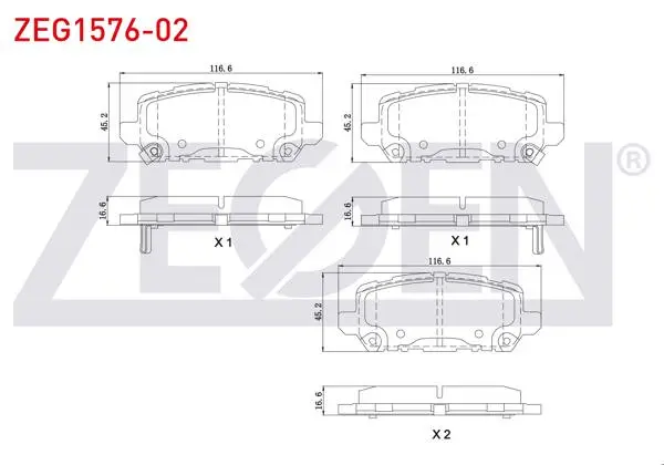 Fren Balata Arka Ikazlı Honda Hr-V 1.5 I-Vtec-1.6 I-Dtec 2016 -