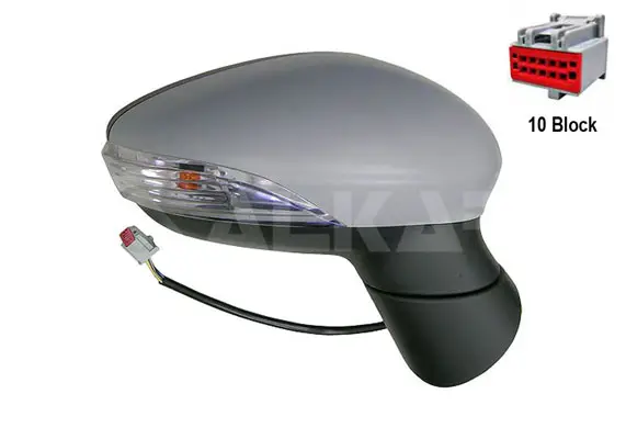 Dış Dikiz Aynası Sağ Elektrikli Asferık Isıtmalı Astarlı Sinyalli 6 Pin Ford Fiesta VI 2012-2016